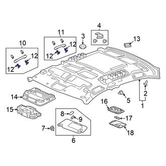 Honda OE - Interior Grab Bar Cap