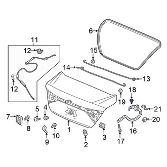 Honda OE - Radiator Support Panel Bolt