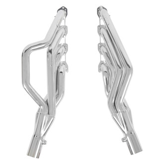 Hooker® - BlackHeart™ Mild Steel Silver Ceramic Coated Mid-Length Tube Exhaust Headers