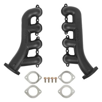 Hooker® - BlackHeart™ Cast Iron Black Long Tube Exhaust Headers