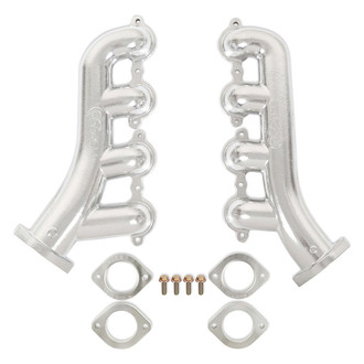 Hooker® - BlackHeart™ Cast Iron Silver Long Tube Exhaust Headers