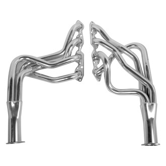 Hooker® - Competition™ Performance Steel Silver Metallic Ceramic Coated Long Tube Exhaust Headers