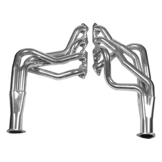 Hooker® - Super Competition™ Mild Steel Silver Metallic Ceramic Coated Long Tube Exhaust Headers