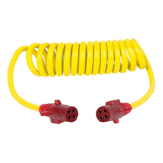 Hopkins Towing® 47045 - Endurance Flex-Coil Nite-Glow™ 4-Pole Round to 4-Pole Round Adapter