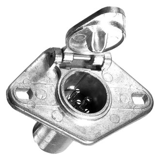 Hopkins Towing® - 4-Wire Flat to 6-Pole Round Adapter