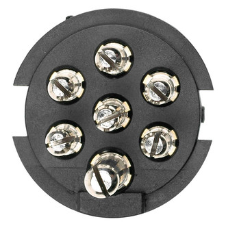 Hopkins Towing® - 7-Way RV Blade To 6-Wire Round Adapter