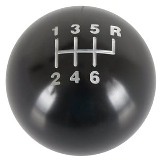 Hurst Shifters® - Manual 6-Speed Pattern Billet Gloss Black Shift Knob