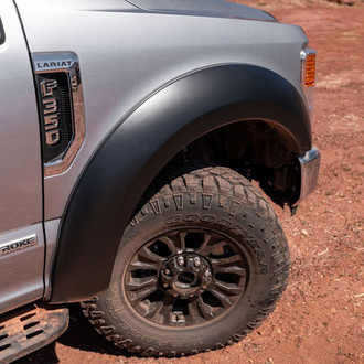 Husky Liners® - Flat Matte Black Front and Rear Fender Flares