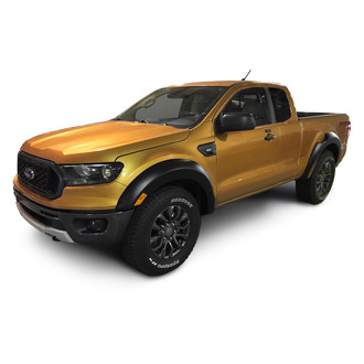 Husky Liners® - Flat Matte Black Front and Rear Fender Flares