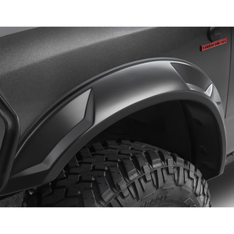 Husky Liners® - DRT Style Smooth Black Front and Rear Fender Flares