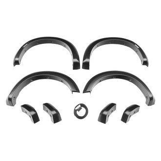 Husky Liners® - Flat Matte Black Front and Rear Fender Flares