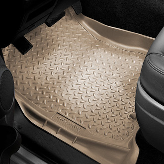Husky Liners® - Classic Style™ 1st Row Tan Floor Liners