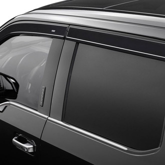 Husky® - Tape-On Low Profile Ventvisor™ Smoke Front and Rear Window Deflectors