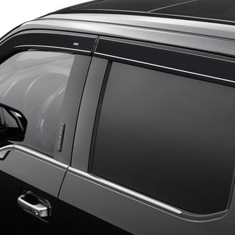 Husky® - Tape-On Low Profile Ventvisor™ Smoke Front and Rear Window Deflectors