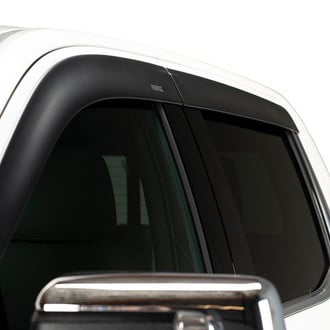 Husky® - In-Channel Low Profile Ventvisor™ Matte Black Front and Rear Window Deflectors
