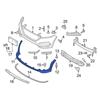 Hyundai OE - Front Lower Bumper Cover