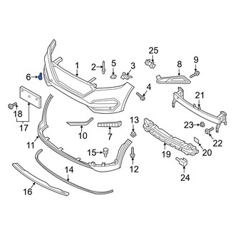 Hyundai OE - Front Tow Eye Cap