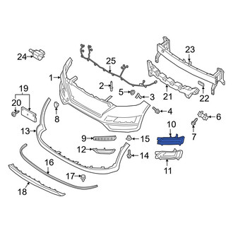 Hyundai OE - Front Left Fog Light Trim