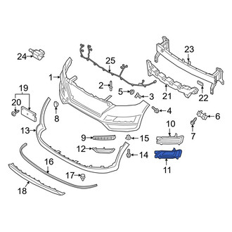Hyundai OE - Front Left Fog Light Trim
