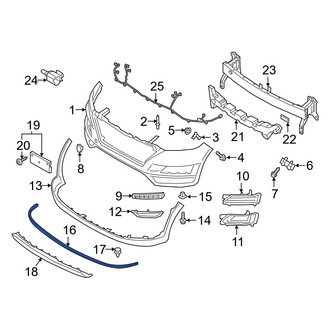 Hyundai OE - Front Center Bumper Trim