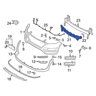 Hyundai OE - Front Bumper Impact Absorber