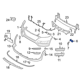 Hyundai OE - Front Right Bumper Cover Bracket