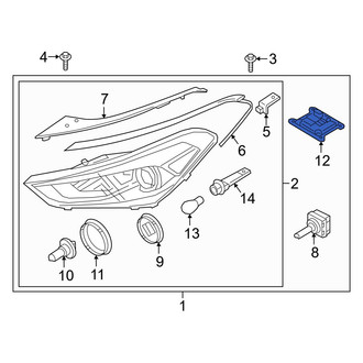 Hyundai OE - Front High Intensity Discharge (HID) Lighting Ballast