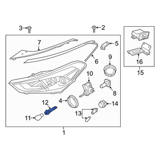 Hyundai OE - Front Turn Signal Light Socket