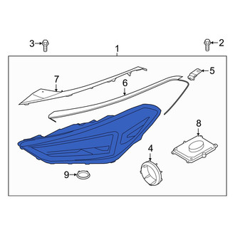 Hyundai OE - Front Left Headlight Assembly