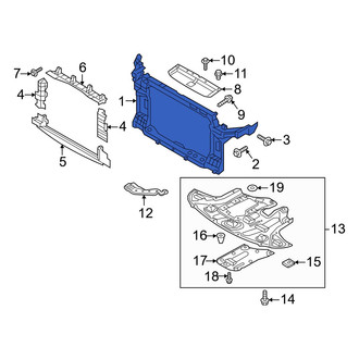 Hyundai OE - Front Radiator Support Panel