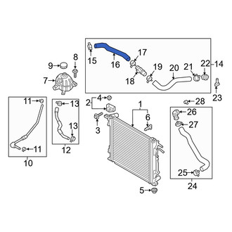 Hyundai OE - Upper Radiator Coolant Hose