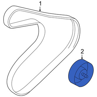 Hyundai OE - Accessory Drive Belt Idler Pulley