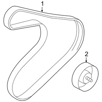 Hyundai OE - Cooling - Belts & Pulleys (1.6L)
