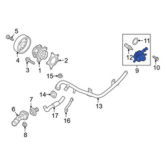 Hyundai OE - Engine Coolant Outlet Flange