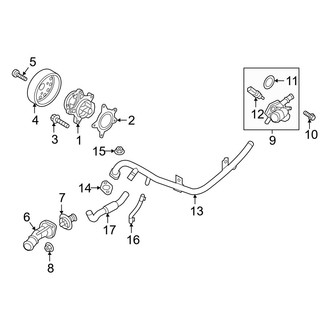 Hyundai OE - Cooling - Water Pump (1.6L)