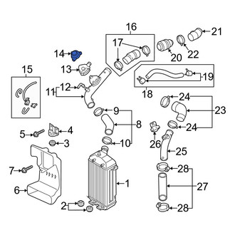 Hyundai OE - Turbocharger Boost Pressure Relief Valve