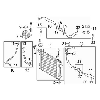 Hyundai OE - Cooling - Radiator & Components