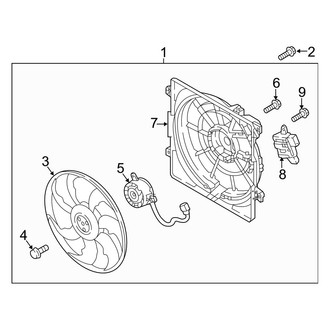 Hyundai OE - Engine Cooling Fan Assembly