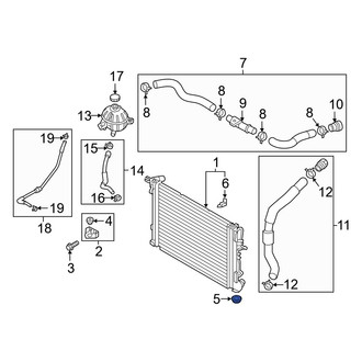 Hyundai OE - Lower Radiator Insulator