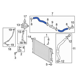Hyundai OE - Upper Radiator Coolant Hose