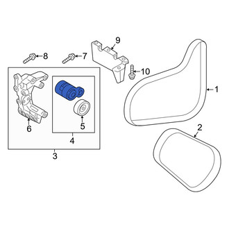Hyundai OE - Accessory Drive Belt Tensioner Assembly