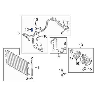 Hyundai OE - A/C Clutch Cycle Switch