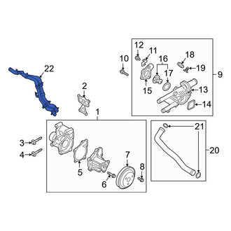 Hyundai OE - Engine Coolant Pipe