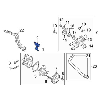 Hyundai OE - Engine Water Pump Gasket