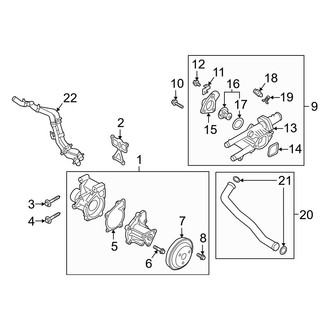 Hyundai OE - Cooling - Water Pump
