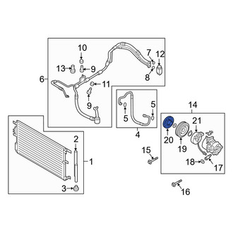 Hyundai OE - A/C Compressor Clutch Drive