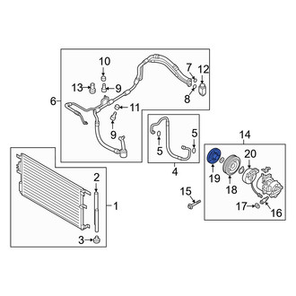Hyundai OE - A/C Compressor Clutch Drive