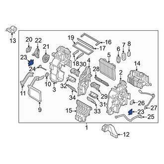 Hyundai OE - HVAC Air Inlet Door Actuator