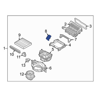 Hyundai OE - HVAC Air Inlet Door Actuator