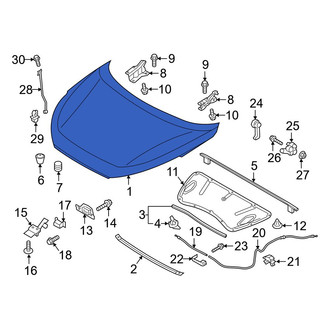 Hyundai OE - Front Hood Panel